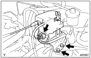 Toyota Corolla. Separate cruise control actuator assy