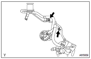 Toyota Corolla. Separate return tube sub–assy