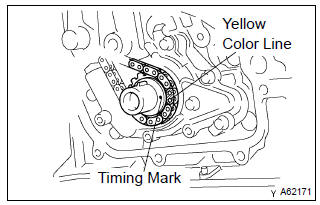 Toyota Corolla. Install chain sub–assy