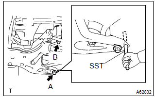 Toyota Corolla. Install engine assembly with transaxle