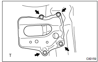 Toyota Corolla.  Install battery carrier