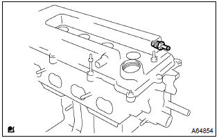 Toyota Corolla. Remove ventilation valve subassy