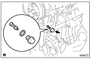 Toyota Corolla. Remove oil control valve filter