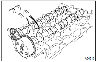 Toyota Corolla. Install camshaft