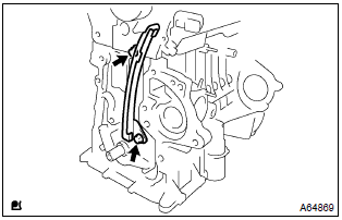 Toyota Corolla. Install chain vibration damper no.1