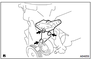 Toyota Corolla. Install transverse engine engine mounting bracket