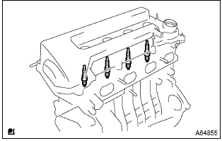 Toyota Corolla. Install spark plug