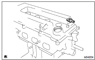 Toyota Corolla. Install ventilation valve subassy