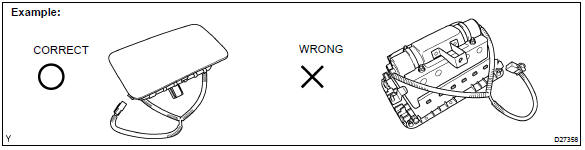 Toyota Corolla. Instrument panel passenger airbag assembly