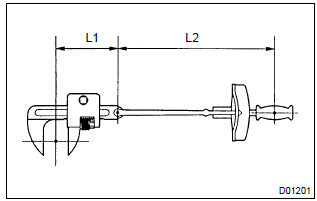 Toyota Corolla. Torque when using torque wrench with extension tool