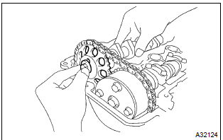 Toyota Corolla. Install camshaft