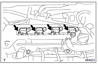 Toyota Corolla.  Install ignition coil assy