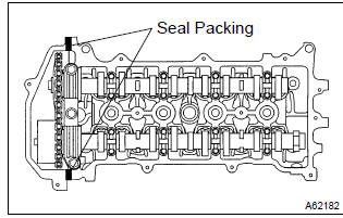 Toyota Corolla.  Install cylinder head cover sub–assy