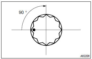 Toyota Corolla. Install flywheel sub–assy