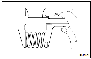Toyota Corolla. Inspect inner compression spring