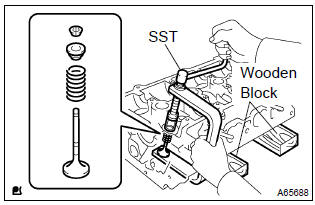 Toyota Corolla. Install valve