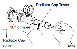 Toyota Corolla. Radiator cap sub–assy