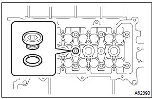 Toyota Corolla.  Install w/head taper screw plug no.2