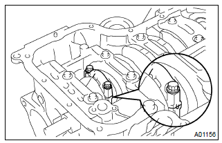 Toyota Corolla. Inspect connecting rod oil clearance