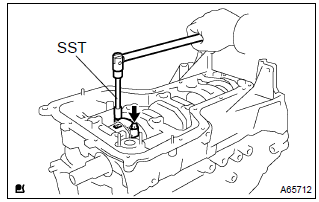 Toyota Corolla. Inspect connecting rod oil clearance