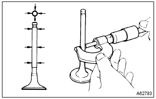 Toyota Corolla. Inspect valve