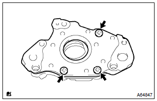 Toyota Corolla.  Inspect oil pump assy