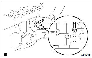 Toyota Corolla.  Install cylinder block water drain cock sub–assy