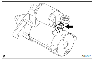 Toyota Corolla. Inspect starter assy