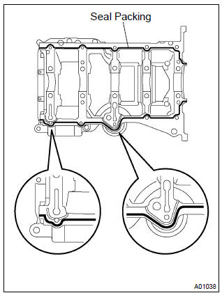 Toyota Corolla.  Install crankshaft