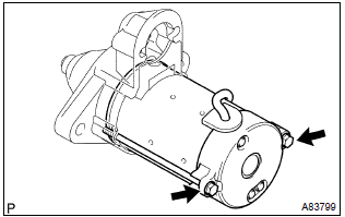 Toyota Corolla. Install starter yoke assy