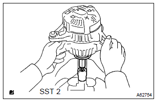 Toyota Corolla. Remove generator pulley