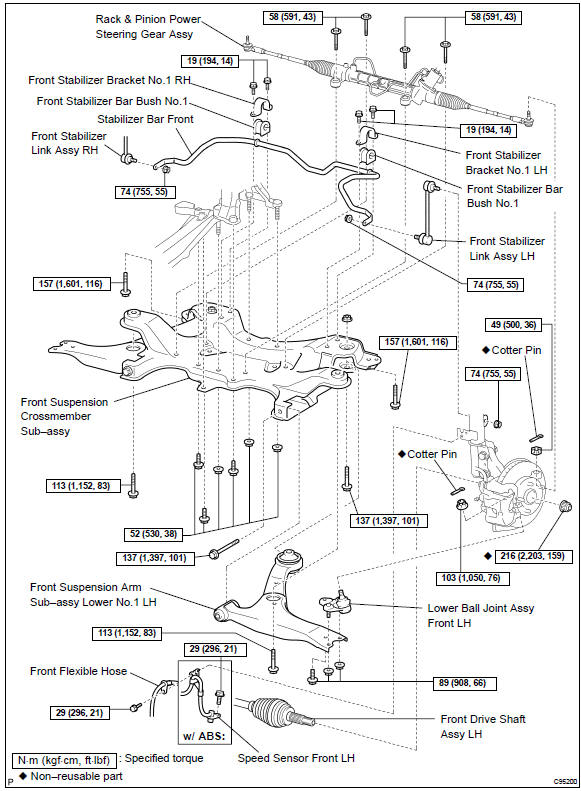 Toyota Corolla. Components