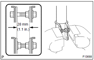 Toyota Corolla. Fix front shock absorber with coil spring