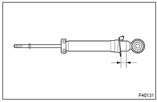 Toyota Corolla. Dispose shock absorber assy rear lh