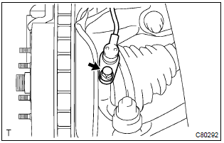 Toyota Corolla. Separate speed sensor front lh (w/ abs)