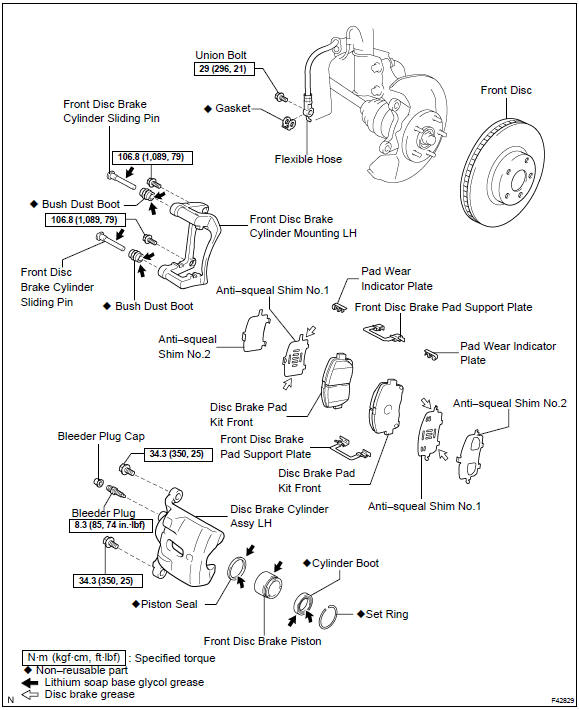 Toyota Corolla. Components