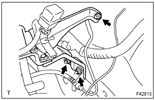 Toyota Corolla. Install cruise control actuator assy