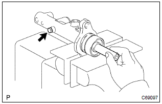 Toyota Corolla.  Install brake master cylinder kit