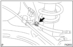 Toyota Corolla. Install fuel tank protector no.1