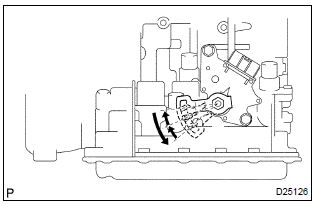 Toyota Corolla. Install park/neutral position switch assy