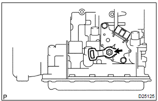 Toyota Corolla. Install park/neutral position switch assy