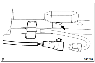 Toyota Corolla. Install speed sensor front lh