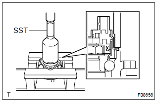 Toyota Corolla. Install skid control sensor