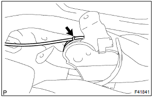 Toyota Corolla. Install parking brake lever sub–assy