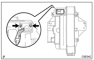 Toyota Corolla. Remove shift lock release button