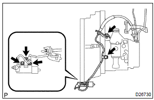 Toyota Corolla. Separate clutch release cylinder assy