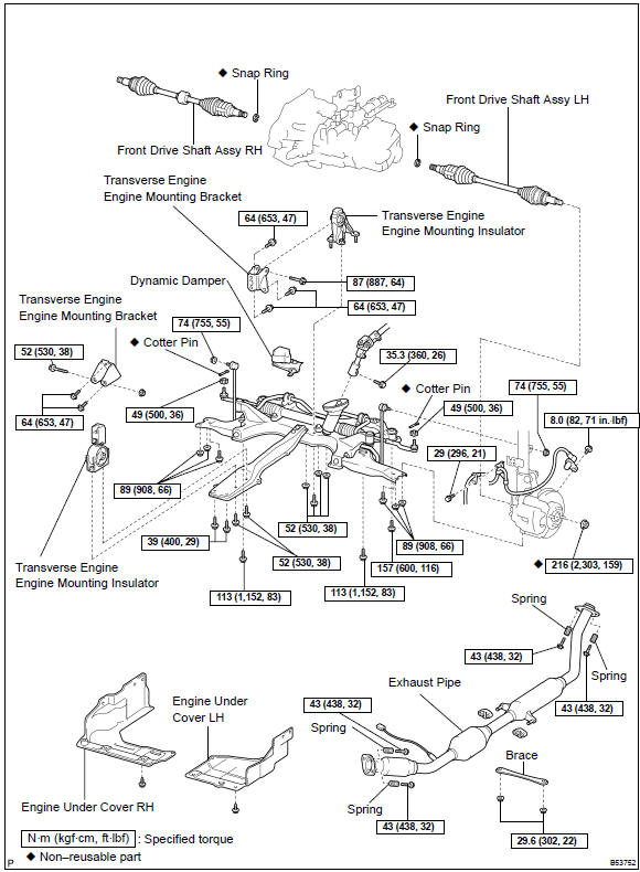 Toyota Corolla. Components