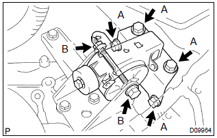 Toyota Corolla. Install transverse engine engine mounting insulator