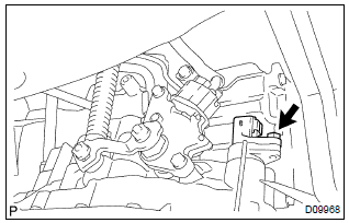 Toyota Corolla. Install transmission wire