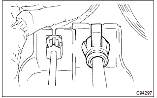 Toyota Corolla. Install floor shift cable transmission control shift